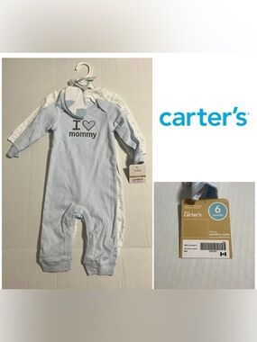 🆕CARTER’S - 6M - NWT - INFANT BOYS COVERALL AND SOCKS SET